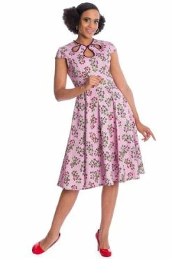 Banned Summer Berry Fit & Flare Dress