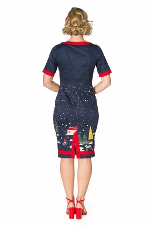 Banned Christmas Town Pencil Dress - Image 2