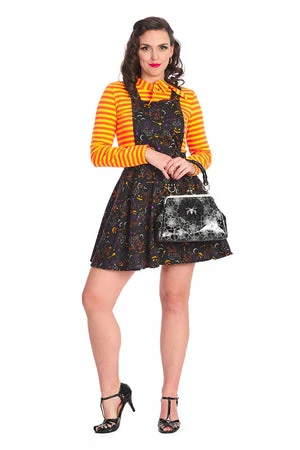 Banned All Hallows Cat Pinafore Dress