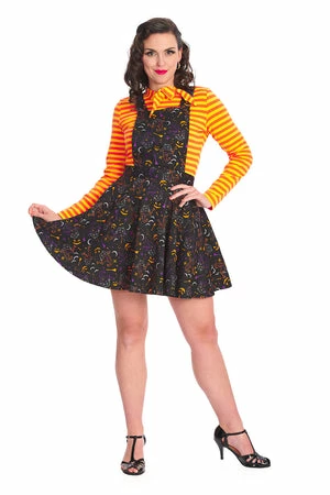 Banned All Hallows Cat Pinafore Dress - Image 3
