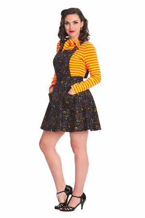 Banned All Hallows Cat Pinafore Dress - Image 5