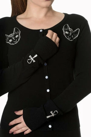 Banned 9 Lives Cat Cardigan - Image 4