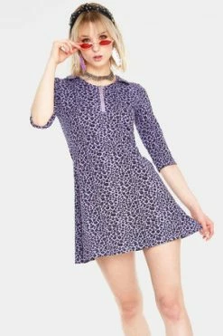 Jawbreaker Animal Nature Leopard Mini Dress