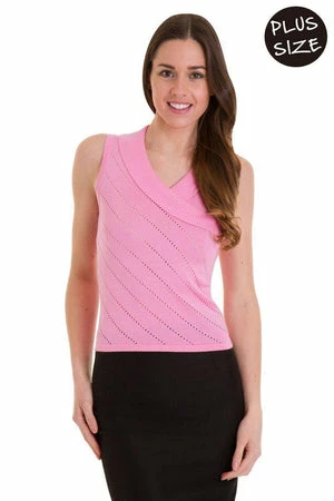 Banned It’s A Wrap Pointelle Knit Top - Image 18