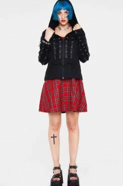 Jawbreaker Lace Me Up Hoodie