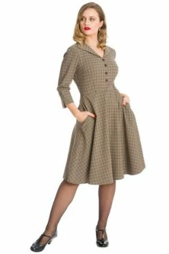 Banned Lady Check Swing Dress