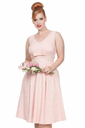 Voodoo Vixen Lauren Peach Bridal Dress - Image 5