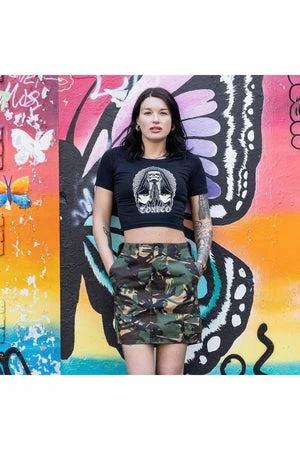 Toxico Nun Cropped Tee - Image 3