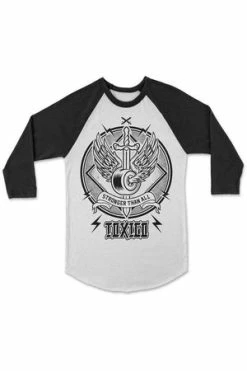 Toxico Only The Strong Raglan Tee