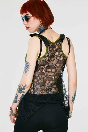 Jawbreaker Ouiji Goth Vest Top - Image 2
