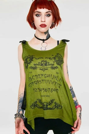 Jawbreaker Ouiji Goth Vest Top