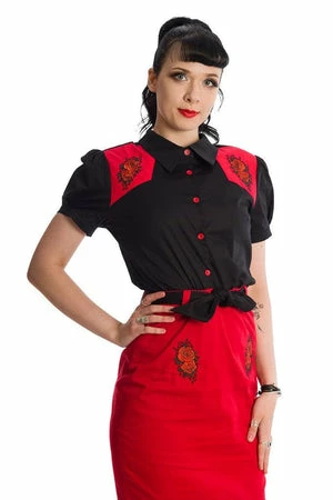 Banned Blooming Rose Shirt