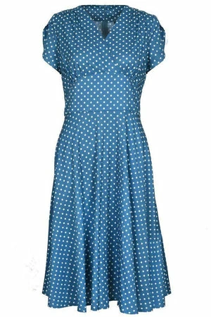 Voodoo Vixen Tabby Polka Dot Tea Dress - Image 6