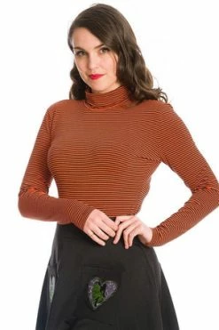 Banned Trick Or Treat Stripe Top