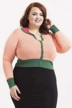 Voodoo Vixen Baby Watermelon Plus Size Cardigan