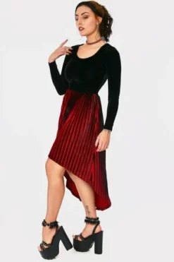 Jawbreaker Black Widow Velvet Dress