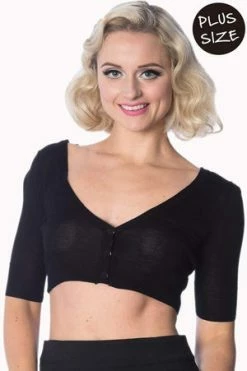 Banned Bobby Basic Plus Size Cardigan