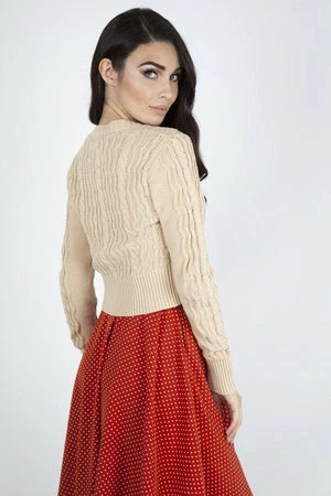 Voodoo Vixen Camilla Knit Crop Cardigan - Image 2
