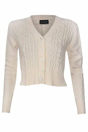 Voodoo Vixen Camilla Knit Crop Cardigan - Image 4