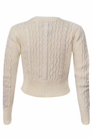 Voodoo Vixen Camilla Knit Crop Cardigan - Image 5