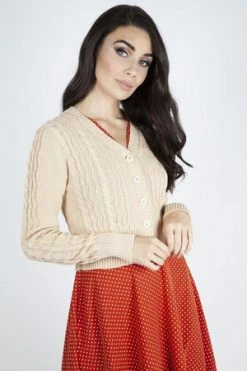 Voodoo Vixen Camilla Knit Crop Cardigan
