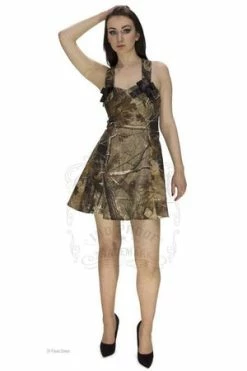 Dr Faust Camouflage Mini Dress - Leah