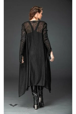 Queen Of Darkness Cardigan With Tapered Sleeves - Image 2