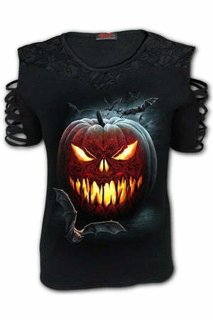 Spiral Carving Death - Lace Shoulder Strap Sleeve