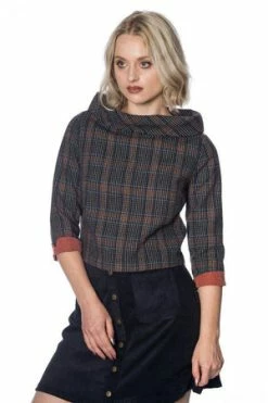Banned Cecilia Check Top