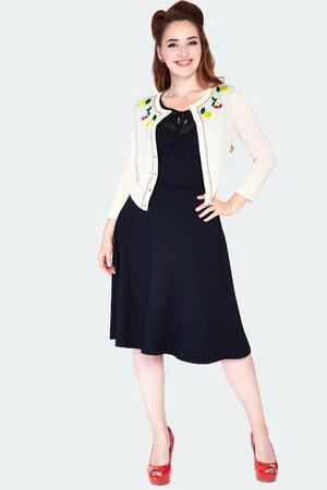 Voodoo Vixen Cherry Lemonade Emb Cardigan - Image 5