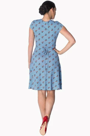 Banned Cherry Love Cap Sleeve Dress - Image 2