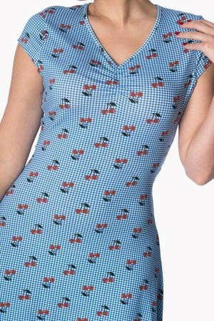 Banned Cherry Love Cap Sleeve Dress - Image 4