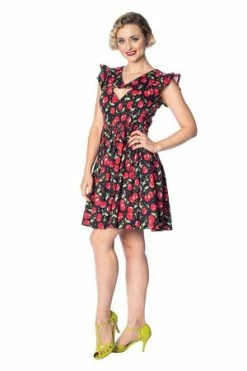 Banned Cherry Soda Peekaboo Dress