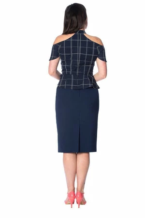 Banned Chill Checks Peplum Top - Image 3