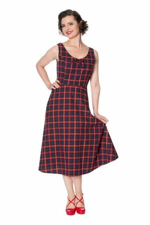 Banned Christmas Check Dress - Image 3