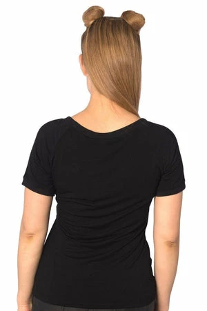 Banned Cosmic Cactus Raglan Top - Image 2