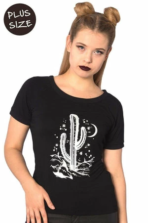 Banned Cosmic Cactus Raglan Top - Image 5