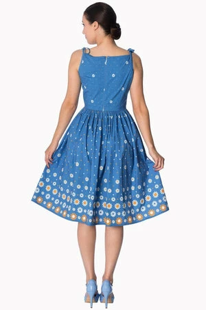 Banned Daisy Chain 50s Tie Sun Dress - Image 2