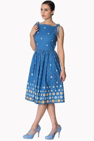 Banned Daisy Chain 50s Tie Sun Dress - Image 4