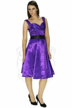 Dr Faust Draped Heart Silk Red Midi Dress - Quinn