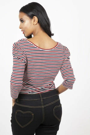 Voodoo Vixen Ellie Striped Dita Top - Image 2