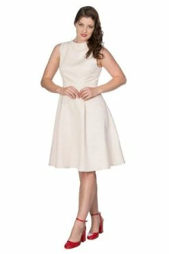 Banned Polka Wrap Fit N Flare Dress