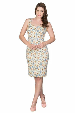 Banned Flower Power Pencil Dress