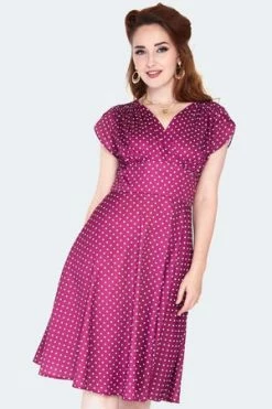 Voodoo Vixen Retro Polka Dot Dress