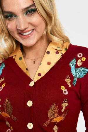 Voodoo Vixen Ginny Woodland Cardigan - Image 9