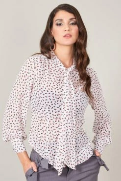Voodoo Vixen Hope Inseparable Love Hearts Blouse