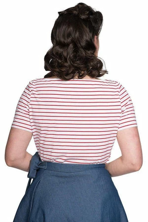 Banned Italy Sail Stripe Top - Image 2
