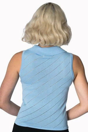 Banned It’s A Wrap Pointelle Knit Top - Image 13