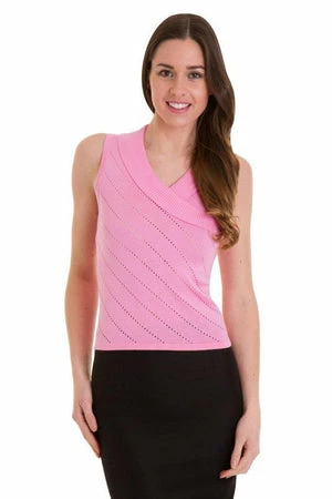 Banned It’s A Wrap Pointelle Knit Top - Image 16