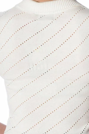 Banned It’s A Wrap Pointelle Knit Top - Image 5